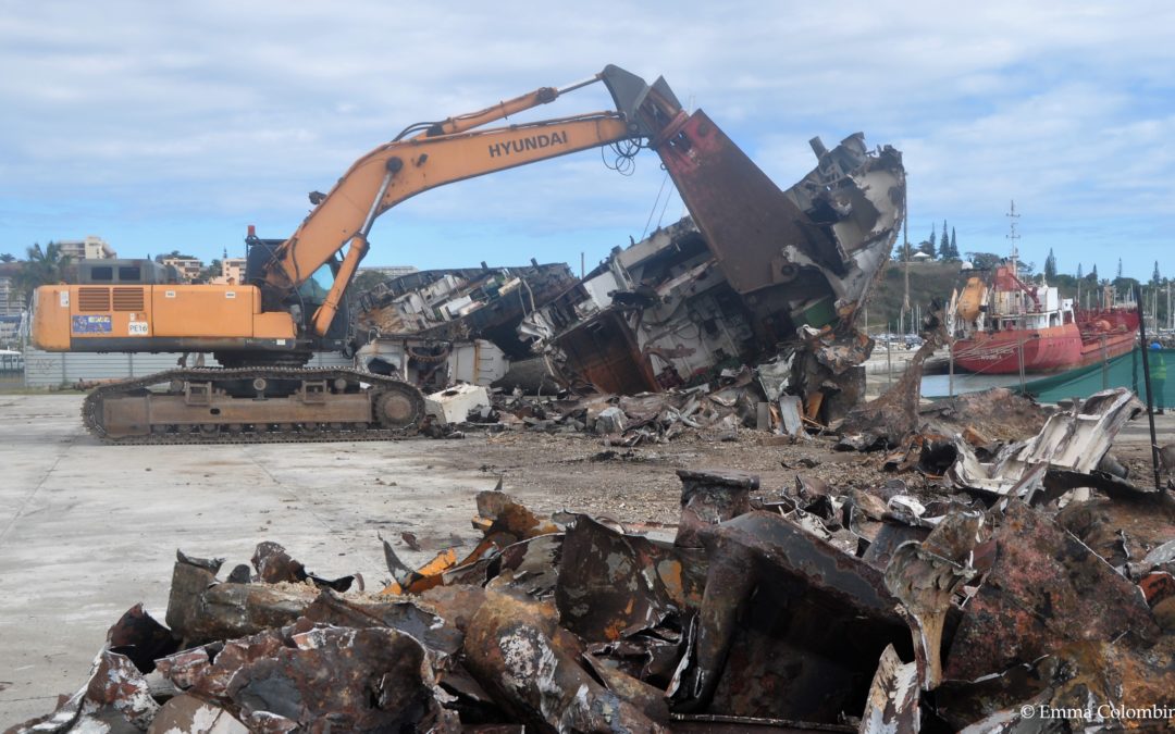 Deux remorqueurs épaves ont été déconstruits