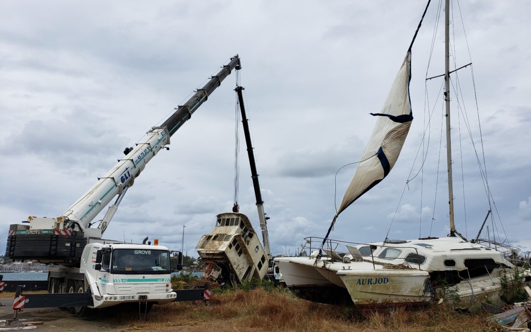 Royal Recy Boat sort plusieurs épaves au Port